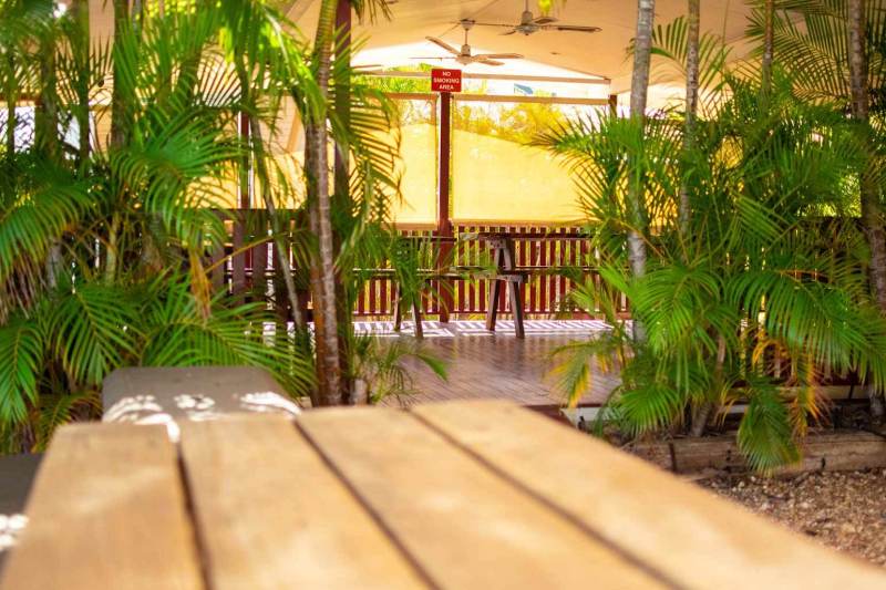 Royal Hotel Motel Hughenden Front Beer Garden